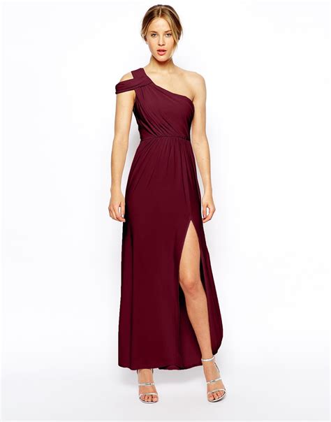 asos one shoulder dress|asymmetrical one shoulder maxi dress.